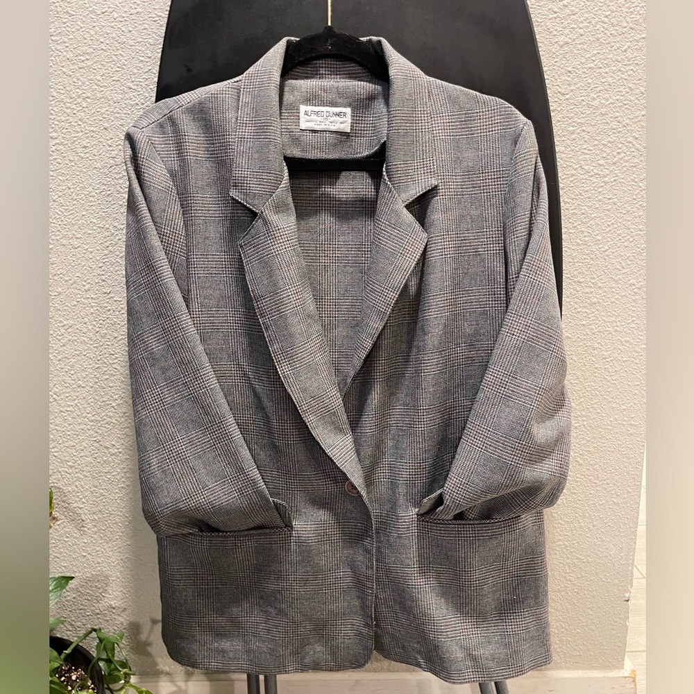 Vintage Alfred Dunner Oversized Jacket Blazer. Size 10
